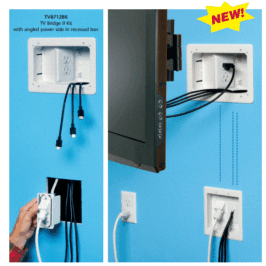 The best Pre-Wired, Pre-Assembled Box Kits for Flat Screen TV Installations