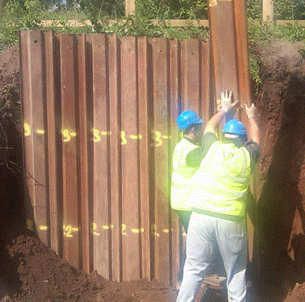 Sheet piling