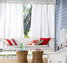 Ikea Outdoor Patio Curtains and Blinds