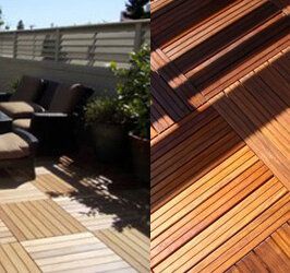 Ipe Roof Decking Tiles