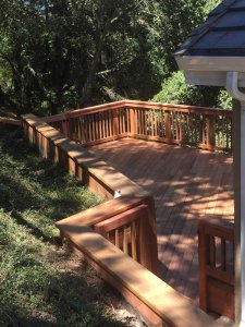 redwood deck in Oakland ca